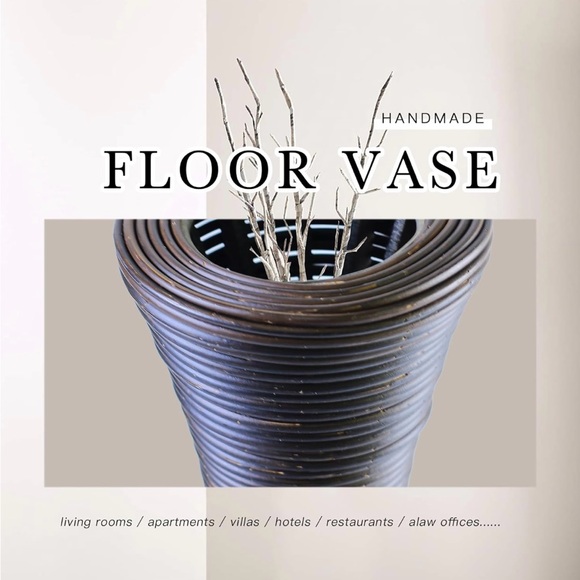 Tall Floor Vase, 27.6 inches, 70cm, 2.29ft Large Floor Vase for Home Deocr - Picture 5 of 5